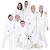 Footed Pajamas - Family Matching Hoodie Onesie | One Piece Boys, Girls, Men, Women Pjs and Pets Sweaters | Unisex