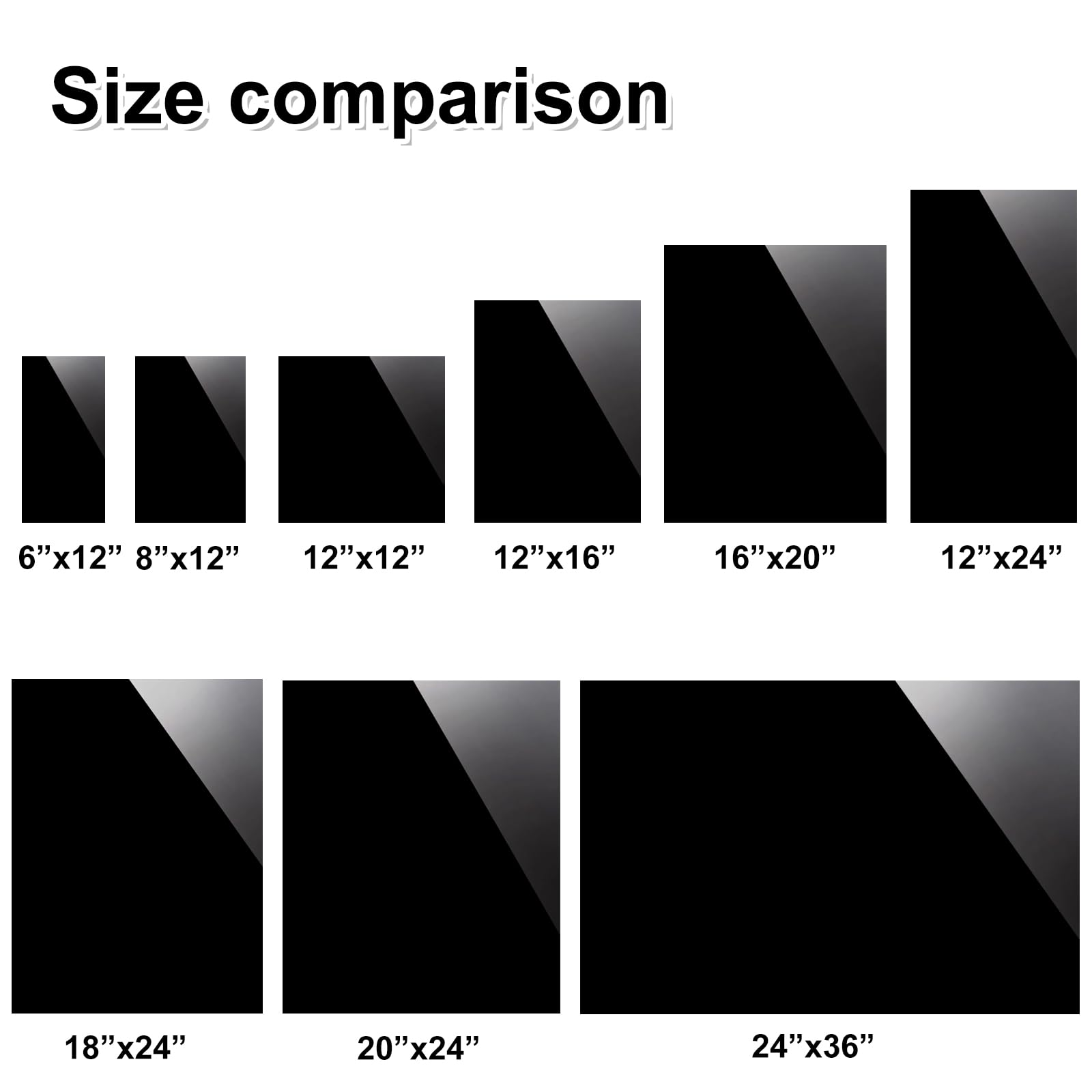 KINLINK 11.8x11.8 Plexiglass Sheets 1/8 inch-3mm