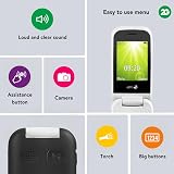 Doro 2404 2G Dual SIM Unlocked Basic Mobile Phone for Seniors Black view 3