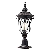 GOALPLUS Outdoor Post Light Fixture with Pier