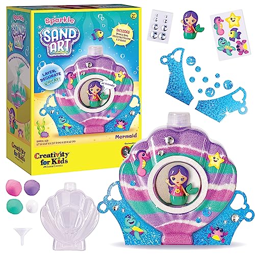 Creativity for Kids Sand Art Kit: Mermaid - Mermaid Gifts for Girls, Sand Art K…