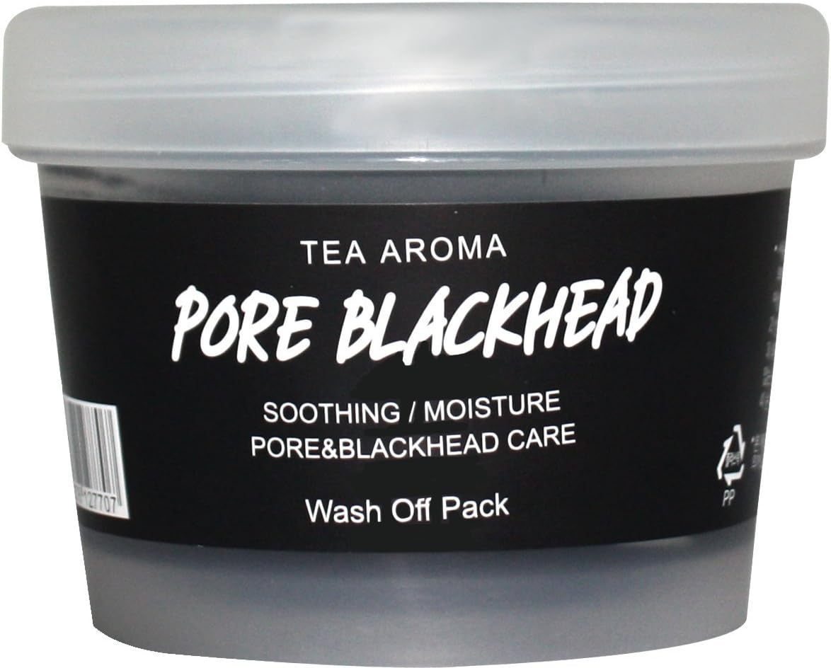 Tea Aroma Pore Blackhead Remover Charcoal Mask Wash-off Pack