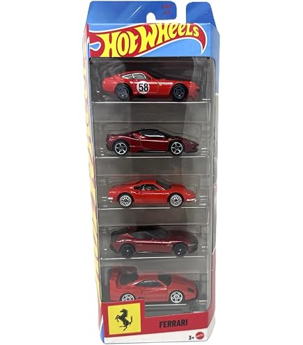 Hot Wheels ミニカーセット フェラーリ8台セット Amazon.com: 1:64 Scale Diecast Model Car Compatible with Hot
