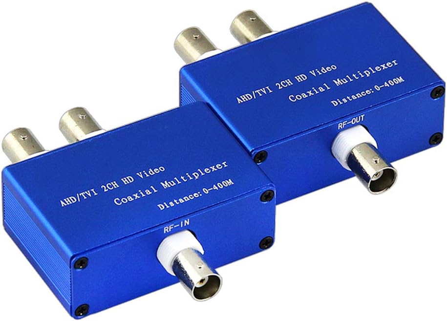 2CH AHD TVI CVI 1080p HD Video Multiplexer CVBS 2 Channel Video Coaxial