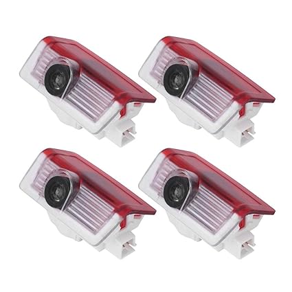 Luces LED de cortesía para coche, 4 unidades, proyector de luces ...