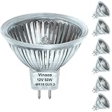 Vinaco MR16 Halogen Bulb 50W 12V, 6p Pack MR16 Bulb