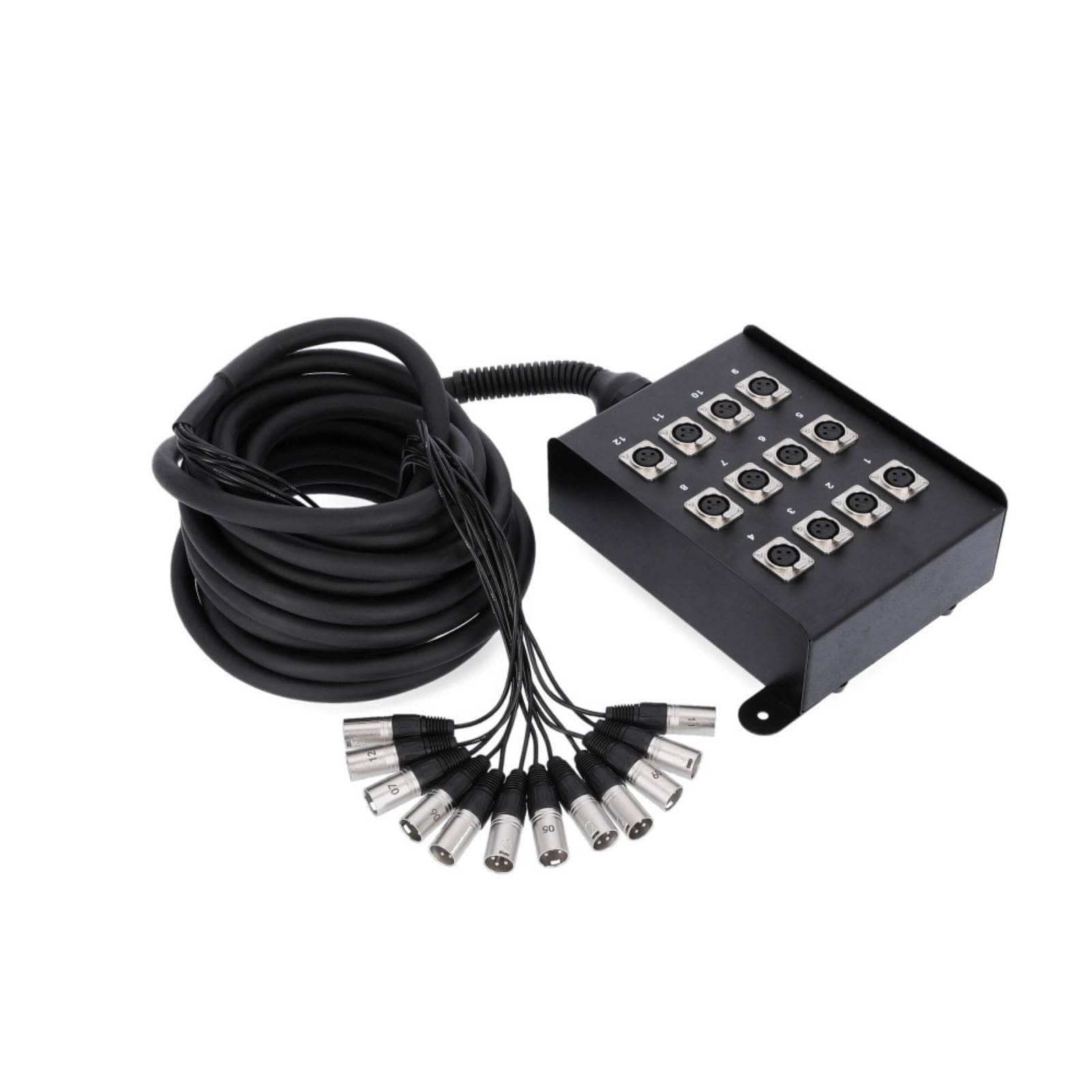 Adam Hall 10m Cables Stage Box 12/0