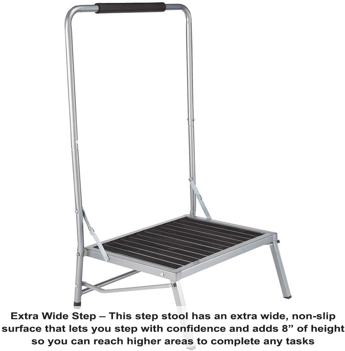 Extra Wide Step Stool With Handle