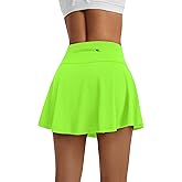 LXNMGO Women's High Waist Pleated Tennis Skirt with 4 Pockets Lightweight Athletic Golf Skorts Skirts for Running Workout
