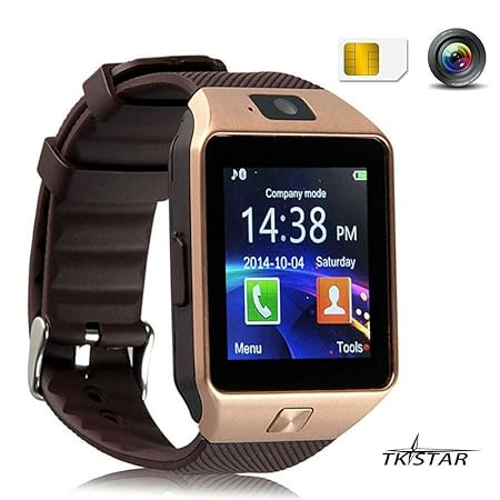 TKSTAR Sport Smartwatch Bluetooth Smart Uhr Watch Fitnessarmband mit 1.54 Zoll Display/SIM Kartenslot/Schrittzähler/Schlafana