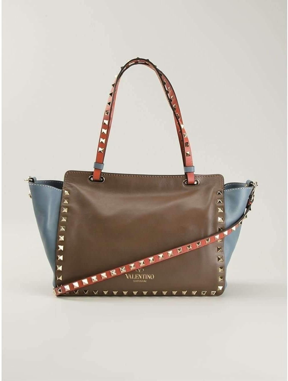 valentino garavani rockstud trapeze tote