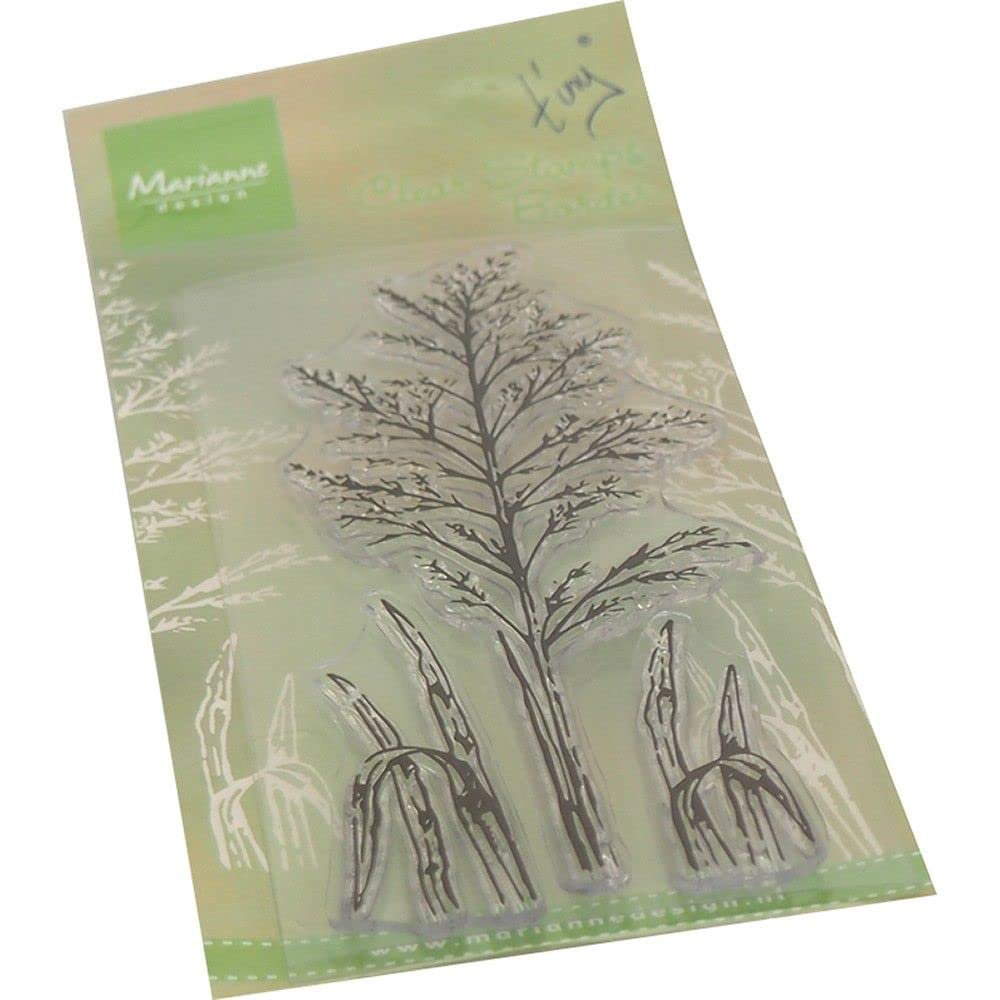 Marianne Design Clear, Tiny's Border-Indian Grass, for Stamping Cardmaking Arts and Crafts, One Size