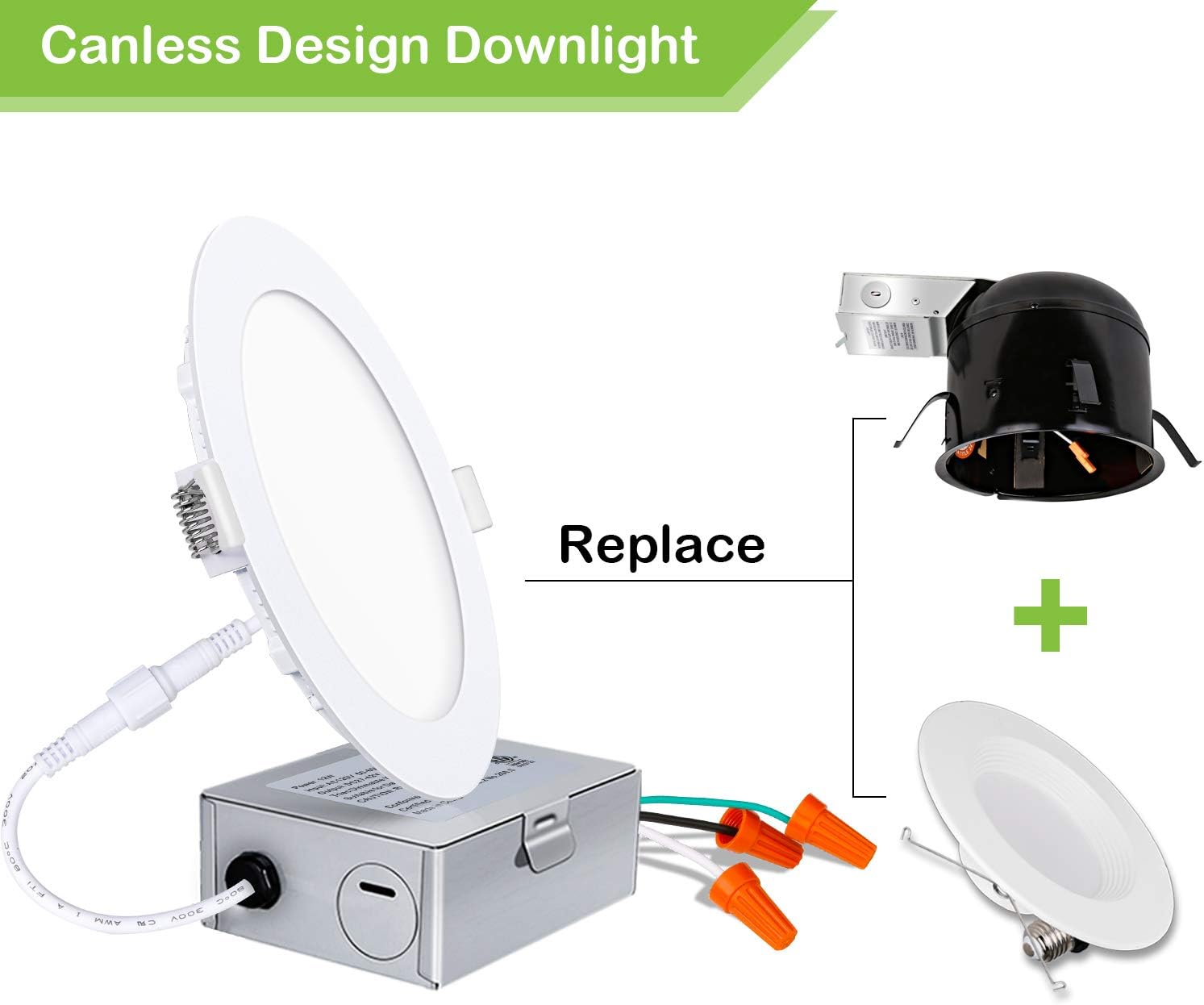 Recessed Lighting Hykolity 4 Inch Slim LED Recessed Lighting with