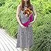 BREADEEP Pet Sling Carrier, Small Dog Cat Sling Bag for Travel, Front Pack Carry Tote with Breathable Mesh & Safety Closure, Rose in M