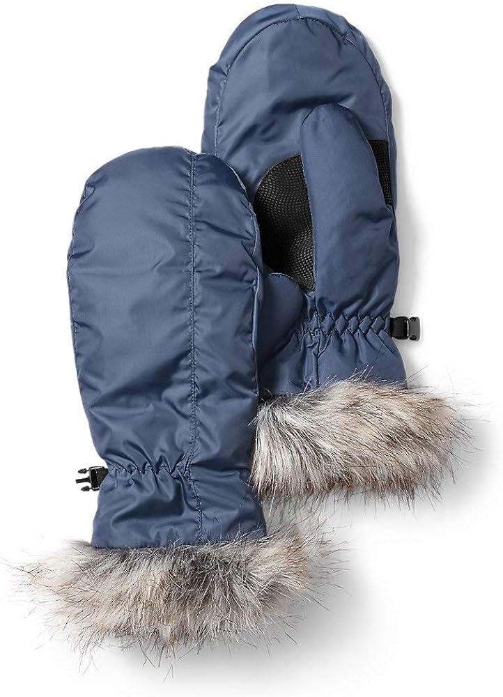 Eddie Bauer Women's Lodge Down Mittens, Indigo Regular L at  Women’s Clothing store