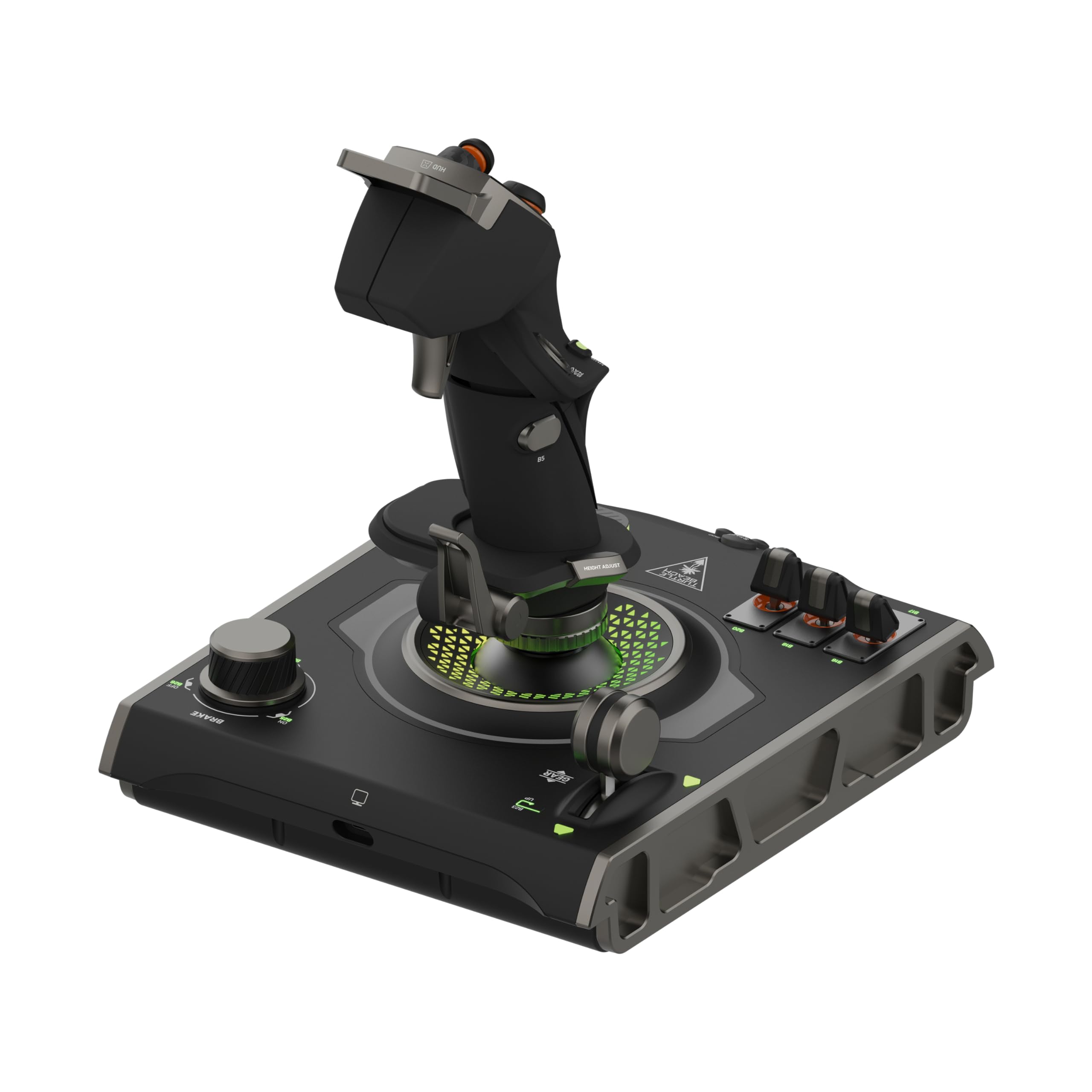 Turtle Beach VelocityOne Flightdeck - Universeller HOTAS-Simulation-Joystick & Schubhebel mit Touch-Display, integriertem HUD & kontaktlosen Sensoren für Luft & Weltraumkämpfe - für Windows 10/11 4