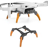 Mini 4K Landing Gear - Foldable Quick Release Extension Leg Height Extended Protection for DJI Mini 4K Drone Accessories (Ora