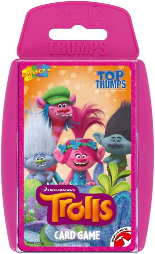 Trolls Top Trumps Card Game, 1 conjunto