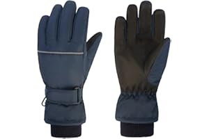JEELAD Kids Ski Snow Gloves Toddler Winter Gloves Windproof Snowboard Gloves for Boys Girls