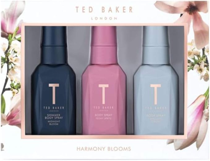 TED BAKER MINI TRIO SPRAYS GIFT SET HARMONY BLOOM Amazon.co.uk Beauty