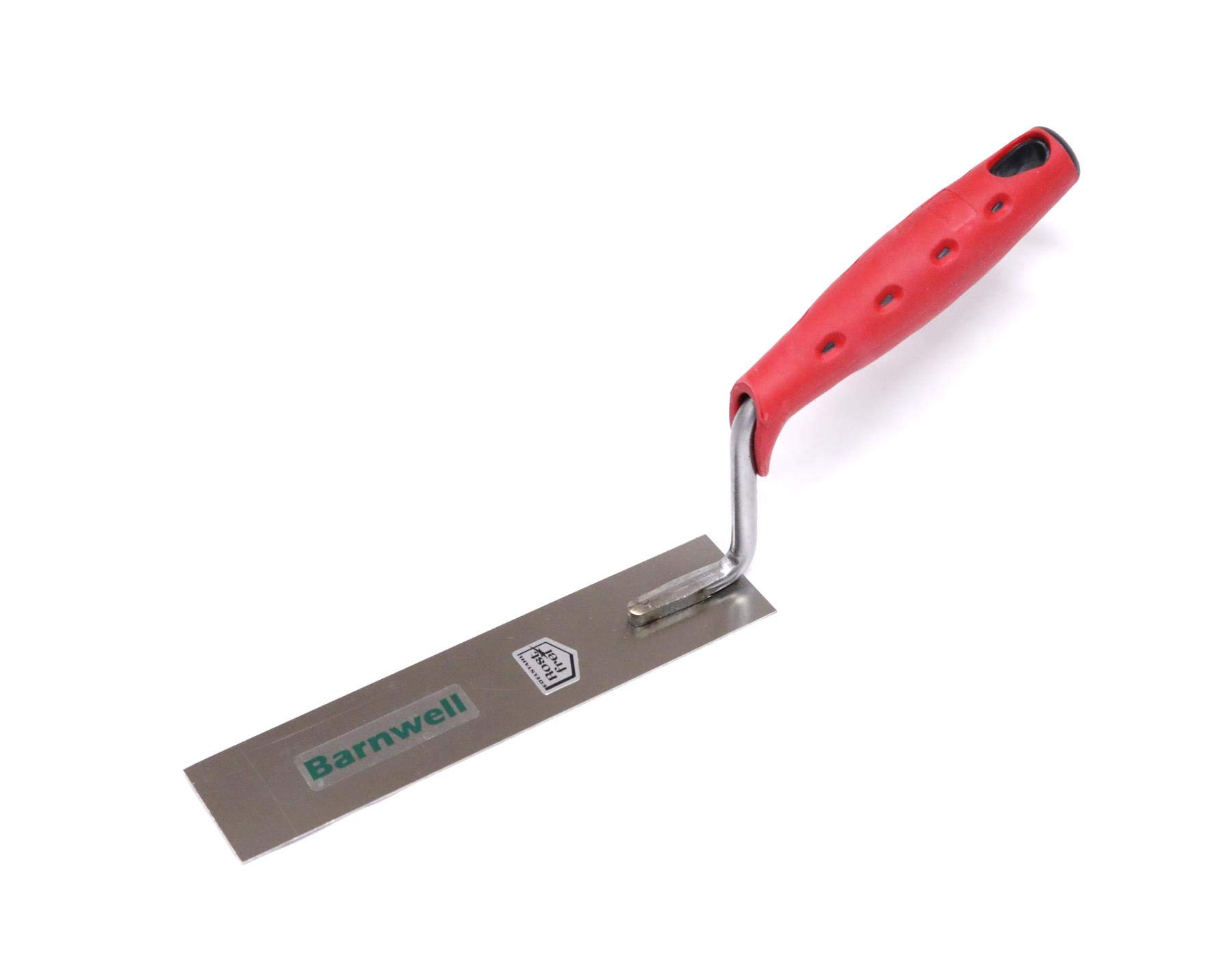 Barnwell Stainless Steel Margin Trowel 1 1/2" 40mm Plastering Soft Grip Handle