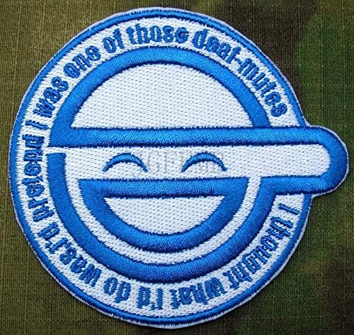 Ghost in Shell-Stand Alone Complex Laughing Men Man Full Embroidered Embroidery Needlework Sewing Patch Patchwork B2710