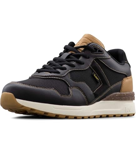 Amazon.com | Lee Men's Specter Retro Court Fashion Sneaker, Black