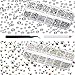 TecUnite 4000 Pieces Glass Flatback Gemstones Round Flat Back Rhinestones 6 Sizes 1.5 mm-6 mm in Box with Tweezer and Rhinestones Picking Pen for Nail Face Art Eye Makeup Decor, Crystal AB and Clear