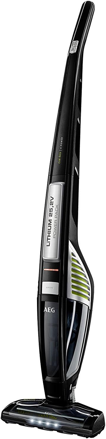 Aeg CX8-2-60ÖKO Aspirador Escoba Sin Cable 240 W, 0.8 litros, 82 Decibeles, Negro