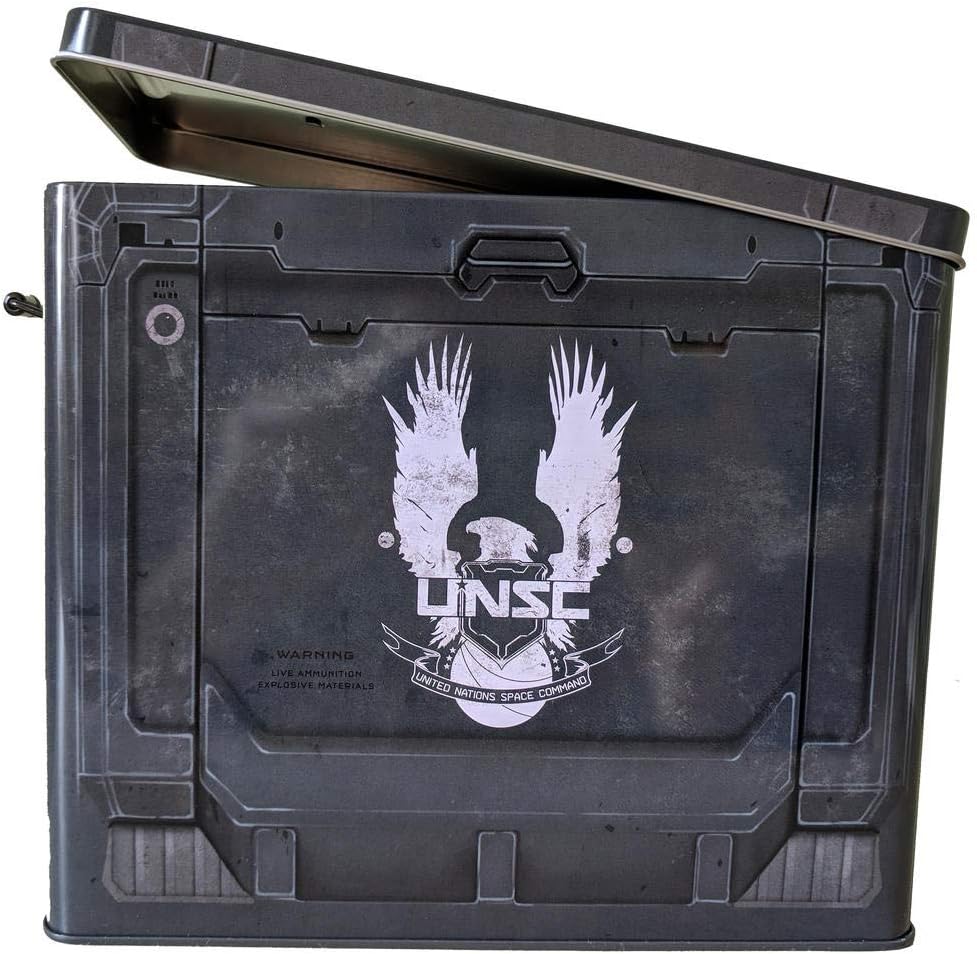 Metal Halo Ammo Crate Lunch Box