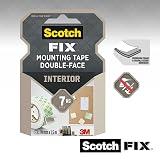 Scotch FIX Interior Mounting Tape 19mm x 5m White Holds Up to 7 kg view 2