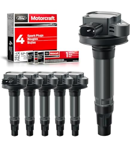 MAS Set of 6 Ignition Coil Pack +6Pcs Platinum Spark Plug SP411
