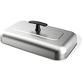 Weber&reg; Extra‑Large Griddle Basting Dome, Stainless Steel for Gourmet Grilling