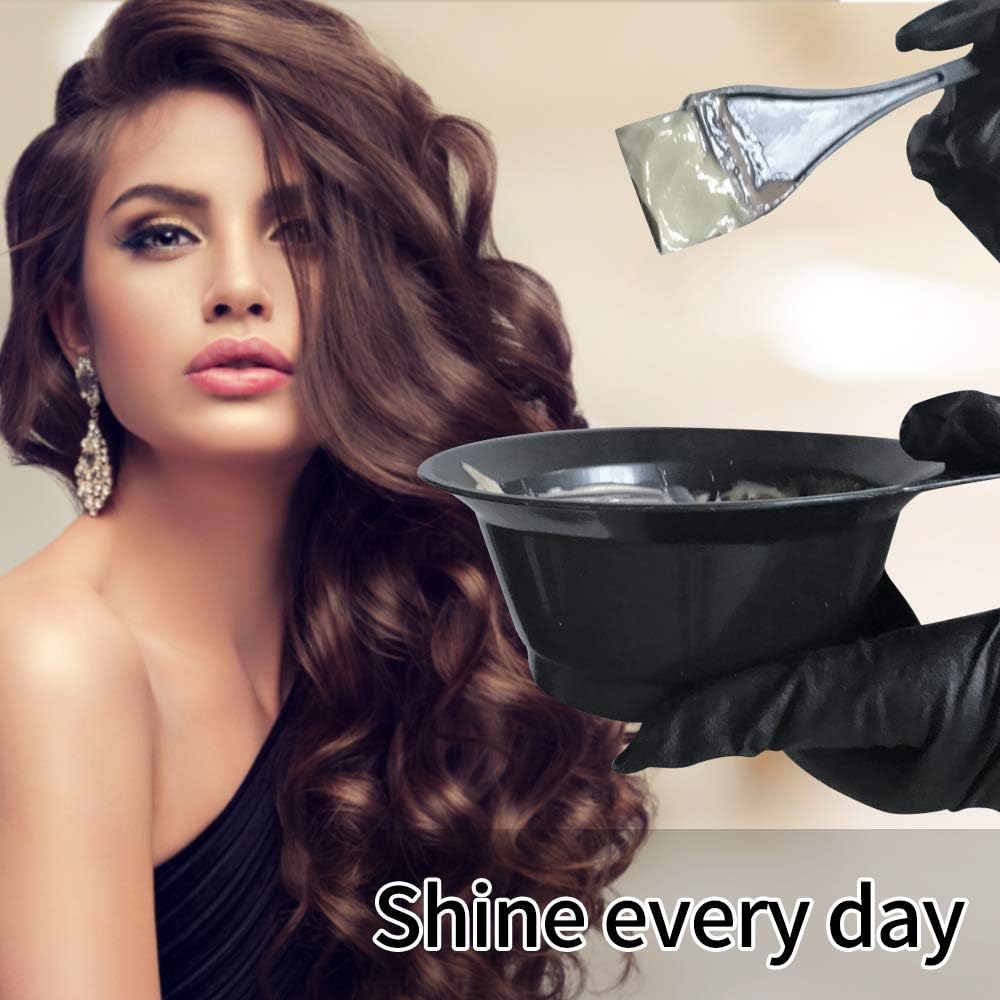 Hair Dye Kit,VITTA Hair Dye brush and bowl set for DIY Hair Coloring Bleaching, Salon Hair Dye Kit with Hair Cutting Cape: Kitchen & Dining