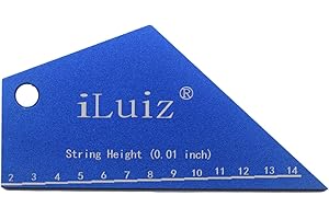 Fret Rocker AND String Height Gauge Professional Forever-direct Guitar Set Up Tool for Electric Bass and Acoustic Guitar Leveling Luthier Tool - iLuiz