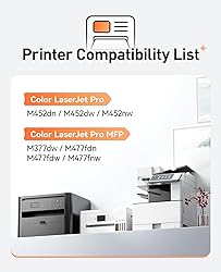 410A Toner Cartridge set 4-Pack Replacement for HP