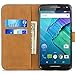 HOOMIL Moto X Pure Edition Case Premium Leather Case for Motorola Moto X Pure Edition/Moto X Style (2015) Phone Wallet Case Cover (Black)