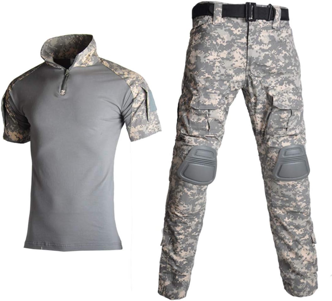 cargo uniform knee pad pants