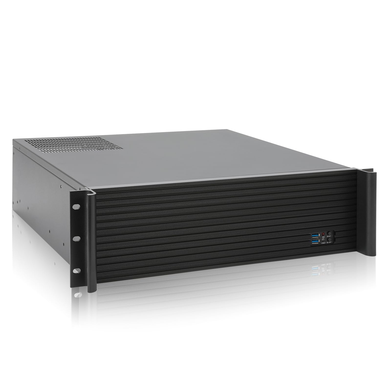 RackChoice 3u Depth 17.7“ rackmount Server Chassis MicroATX/Mini-itx 7 to 11 x 3.5 Drive Bays (Depend on M/B Size) Support Standard ATX PSU with Either top or Side Cooling and SFX PSU