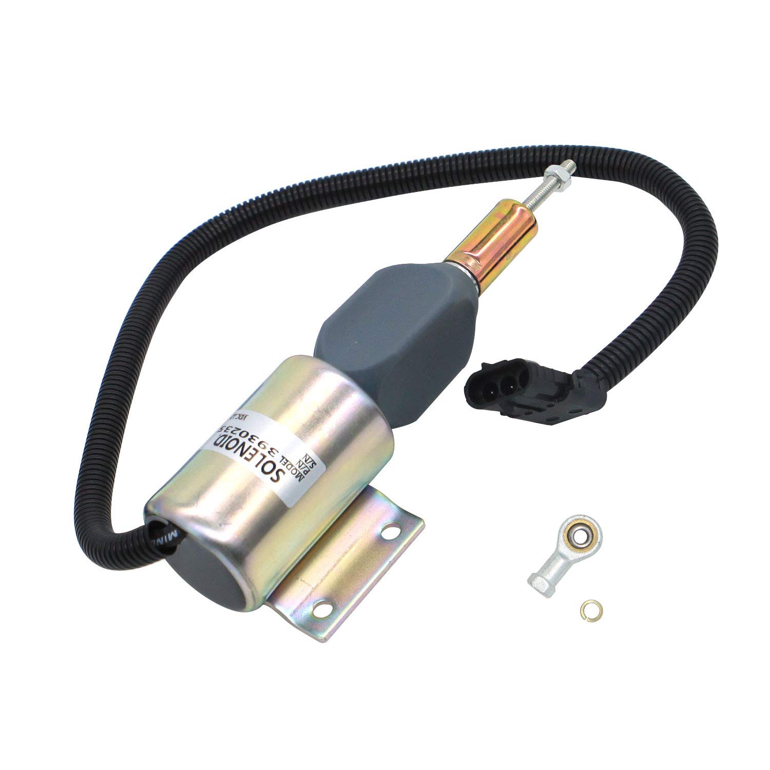 Disen Parts 3930235 Fuel Shut-Off Solenoid Valve SA-4348-12 12V for Cummins Engine K19 K38 NT855 4BT