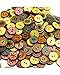 BcPowr 200 PCS Retro Button，Mixed Random Shinning Round 2 Holes Wooden Buttons for Sewing Crafting