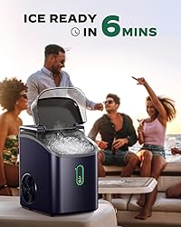 Nugget Ice Maker Countertop, Pebble Ice Maker with