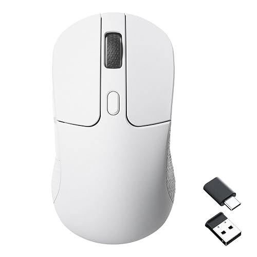 Keychron M3 Wireless Gaming Optical Mouse, Tri-Mode 2.4 GHz/Bluetooth 5 ...