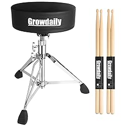 GrowDaily Drum Throne Seat,Adjustable Stool Drum