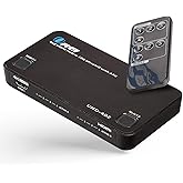 OREI 4K HDMI Matrix Switch 4 X 2, Switcher 18G UltraHD with Arc Supports Upto 4K @ 60Hz & 1080P IR Remote Control - Full Matr