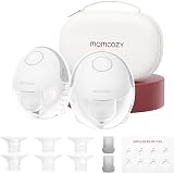 Momcozy M6 Wearable Double Electric Breast Pump Gray