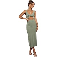 briggs women's linen blend tiered dress Briggs Dress in Navy Plaid XL main image 0