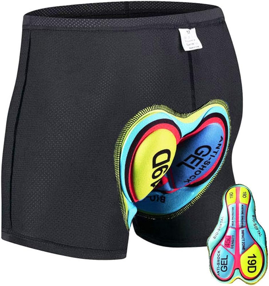 HTTOAR Men's Cycling Shorts Mountain Bike Shorts Anti-Slip Design Soft and BreathableBicycle Underwear: Clothing