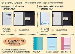 KOKUYO Systemic Cover Notebook, with One Semi-B5, B