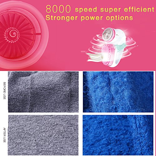 KOODER Multifunctional Rechargeable Fabric Shaver, Lint Remover, Combines Both Shaving and Brushing Function